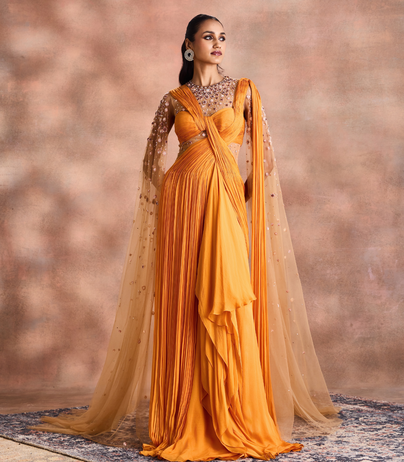 Fluid Drape Gown