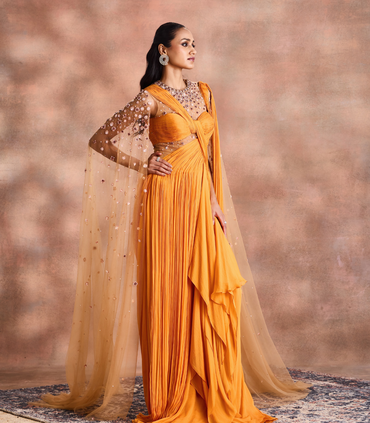 Fluid Drape Gown