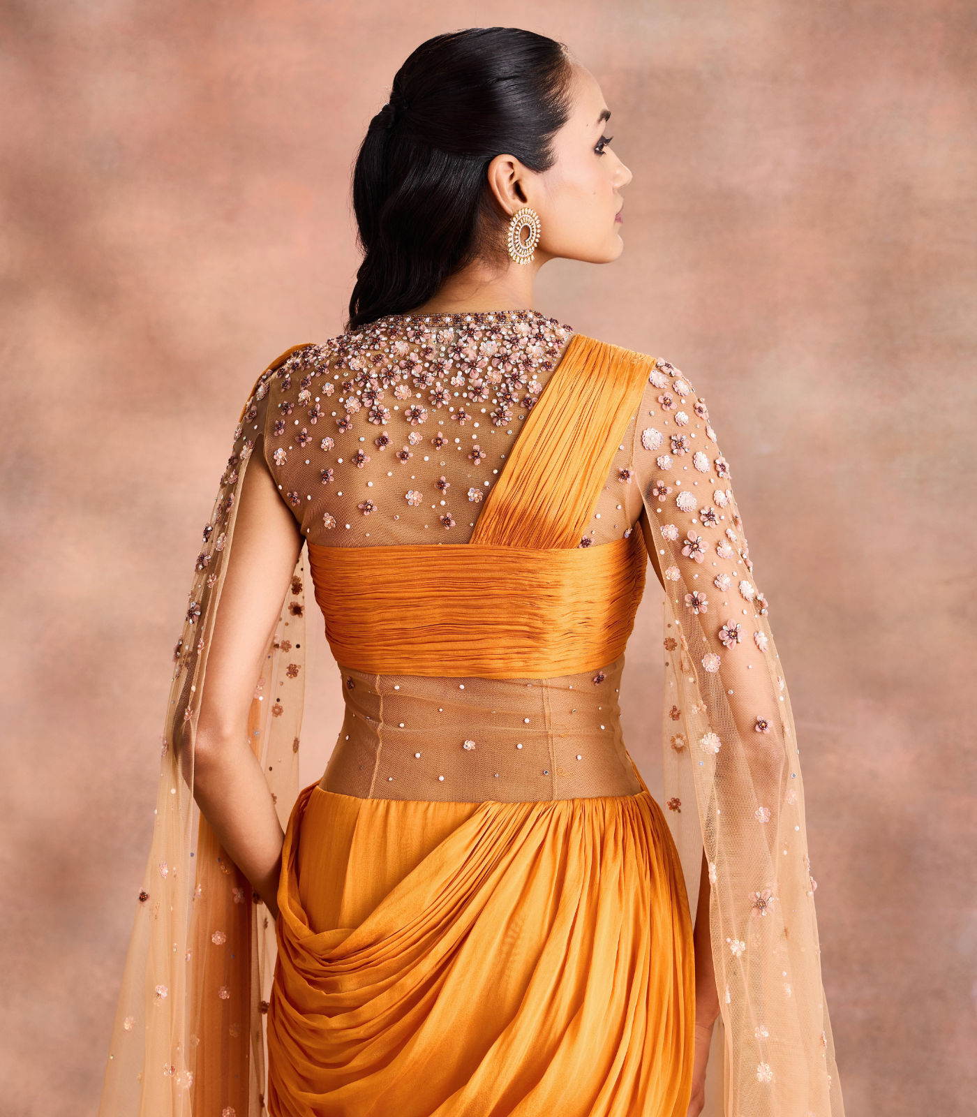 Fluid Drape Gown