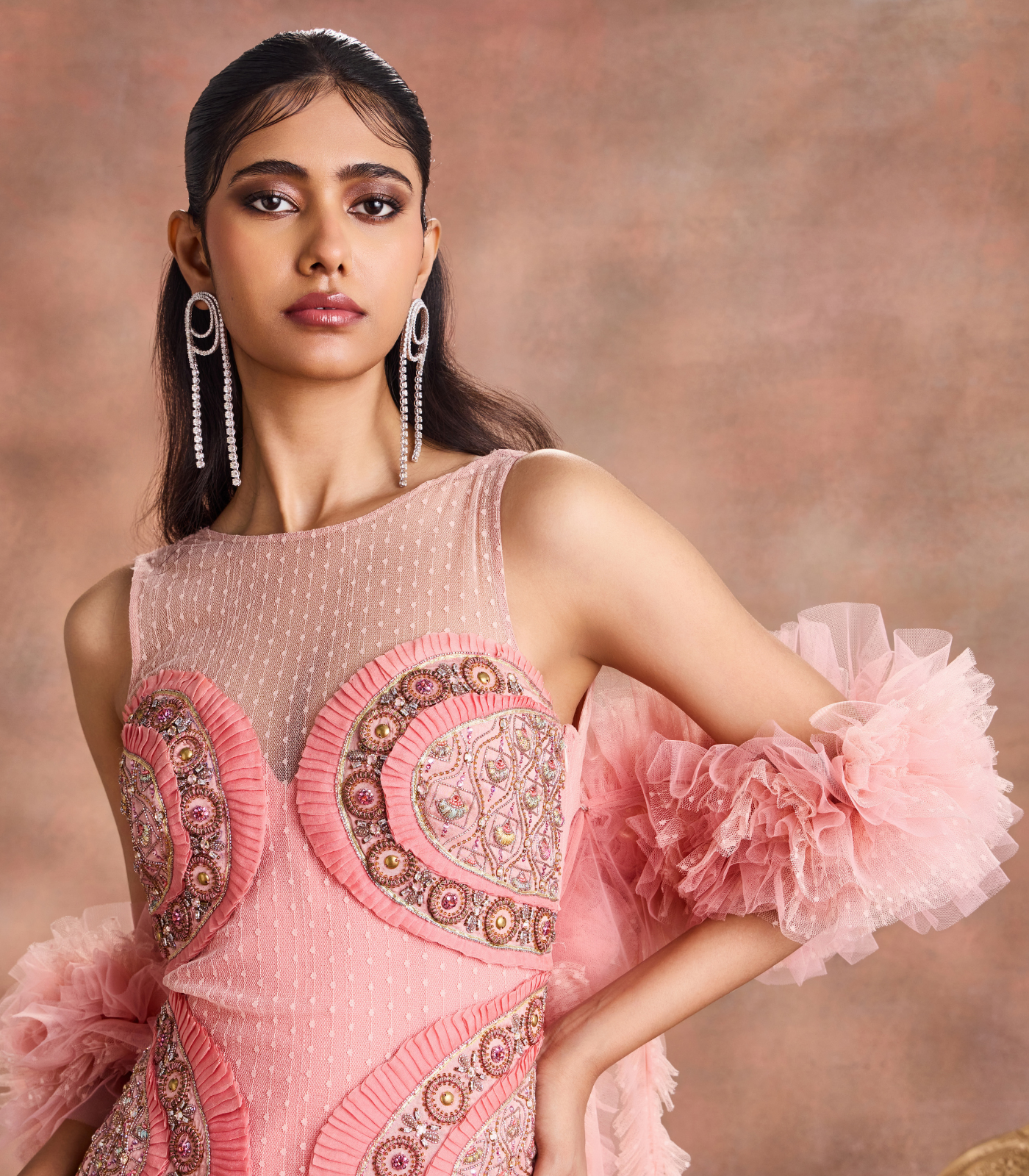 Petal Curve Gown