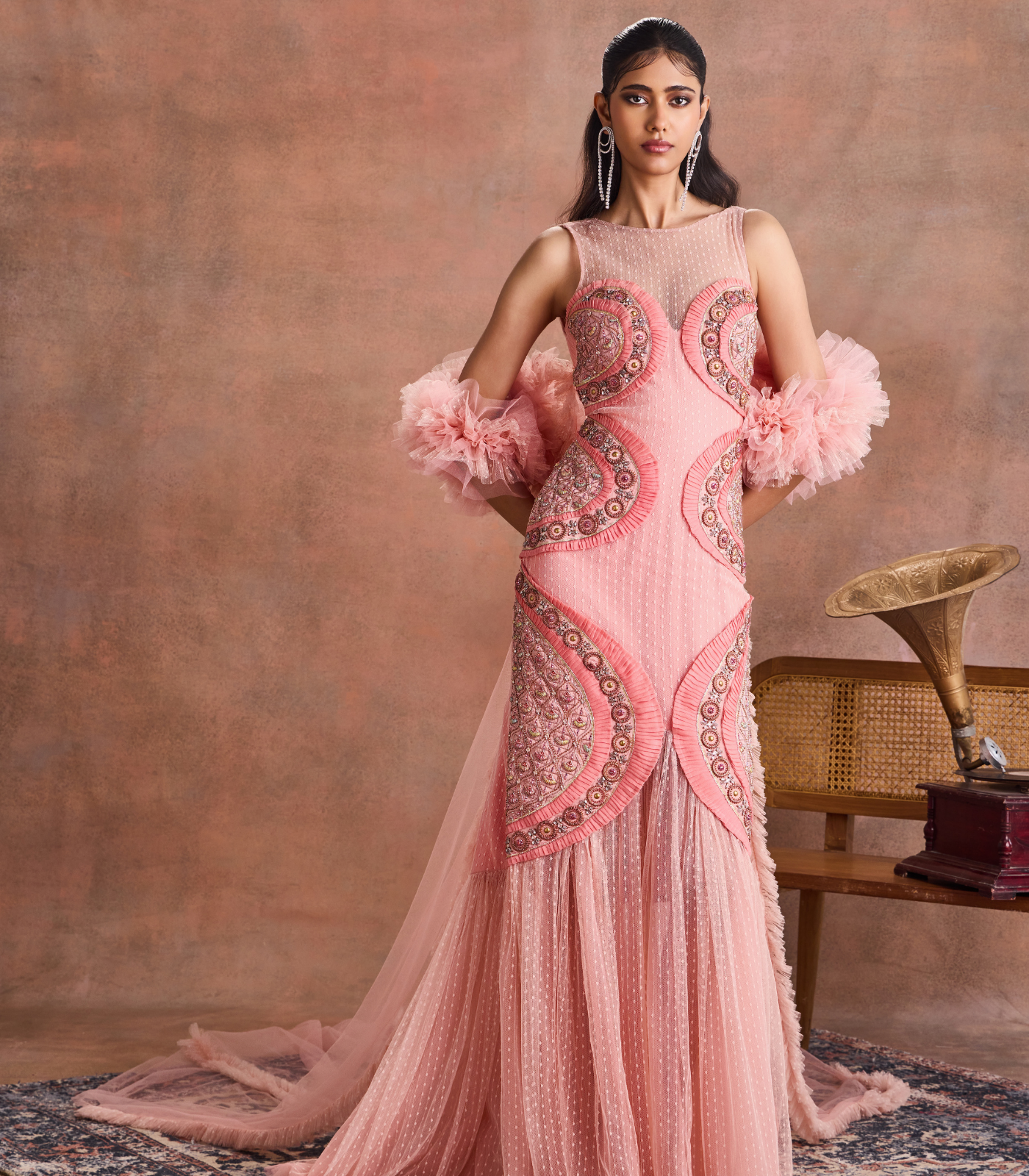 Petal Curve Gown