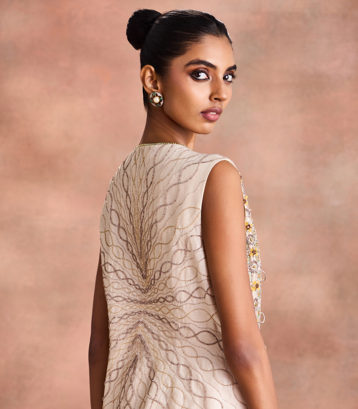 Draped Dhoti Set