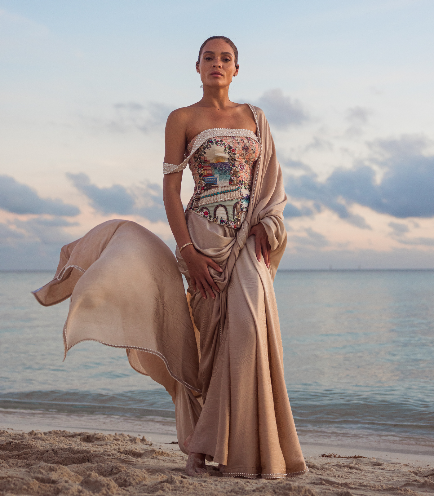 Corset Drape Sari