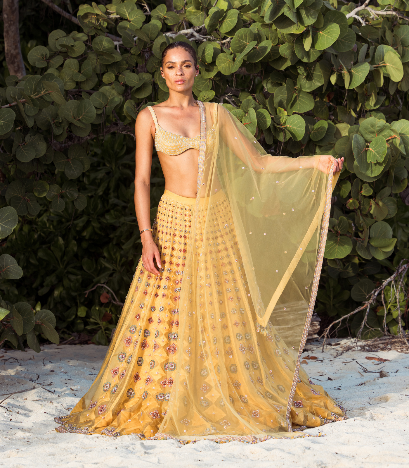 Sunlit Embellished Lehenga