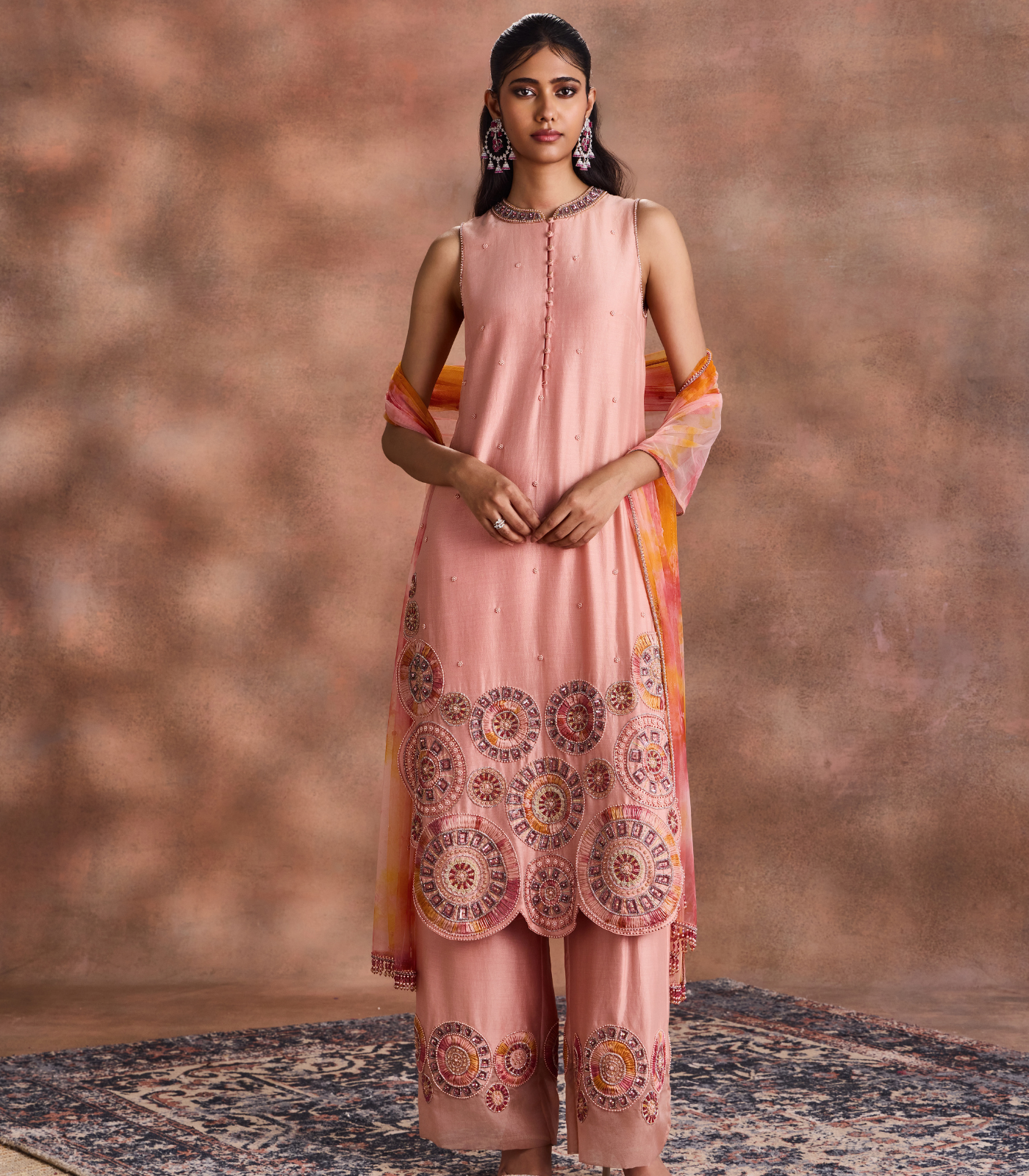 Embellished Kurta Set