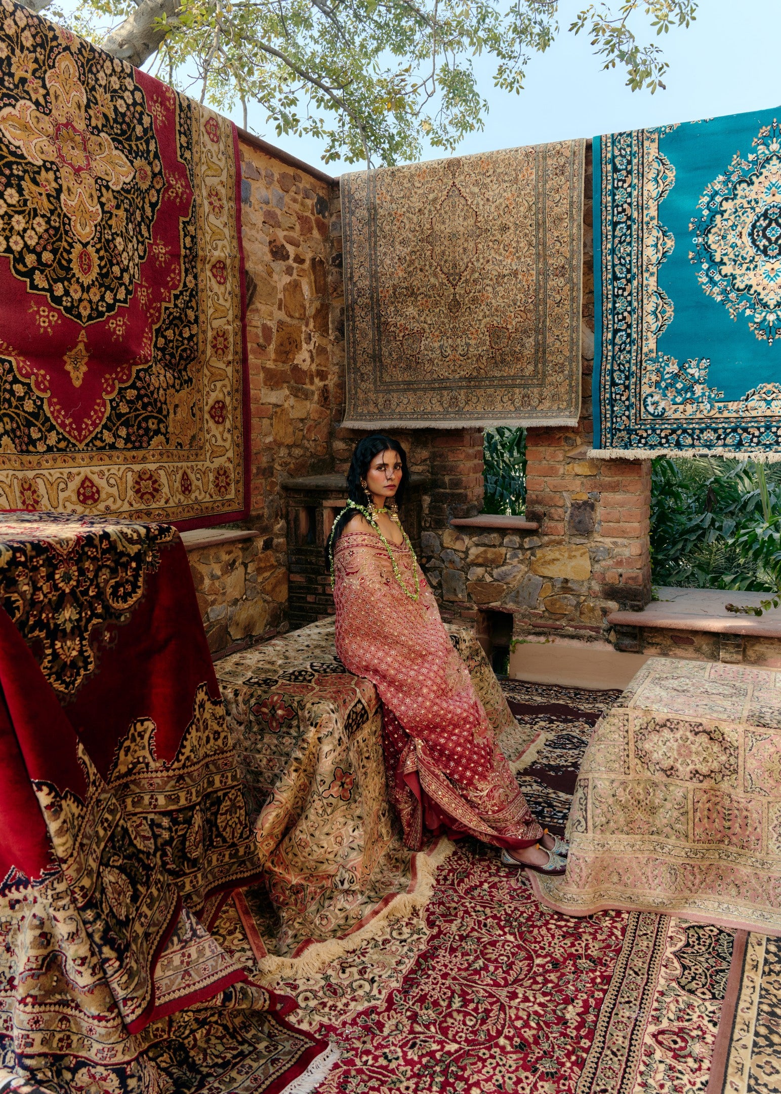 Corset Sari Set
