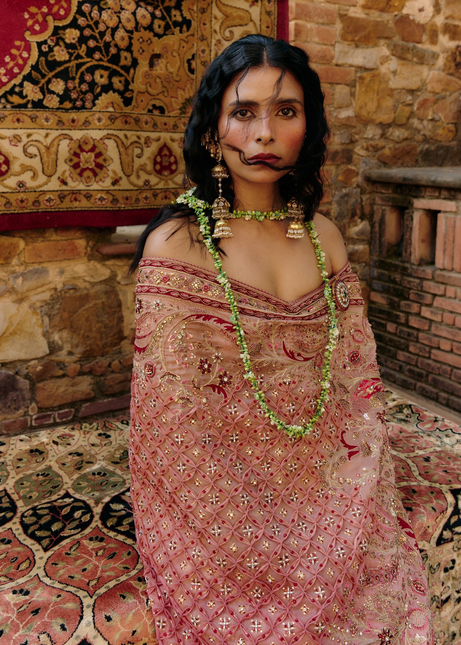 Corset Sari Set