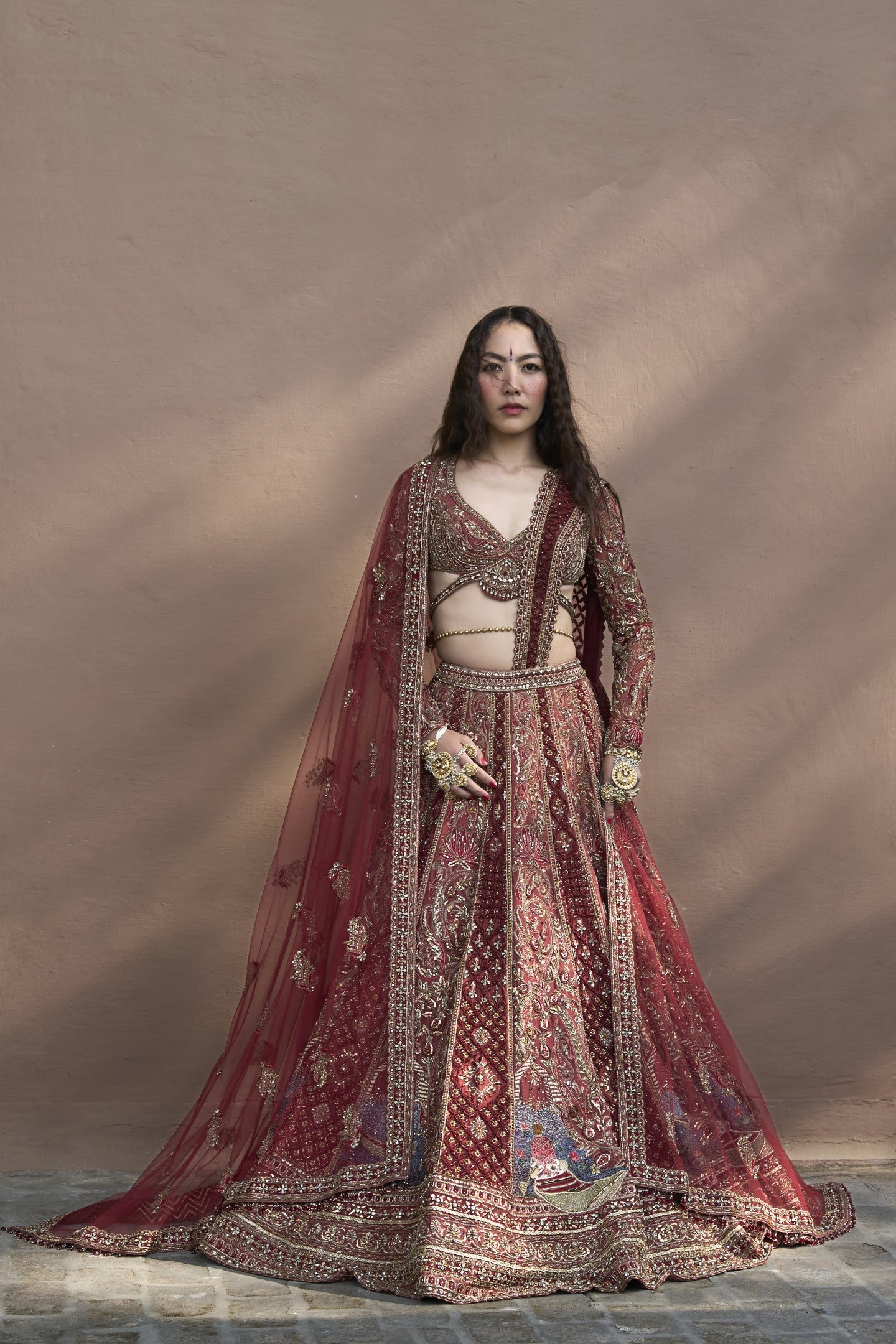 Heirloom Tessellation Lehenga