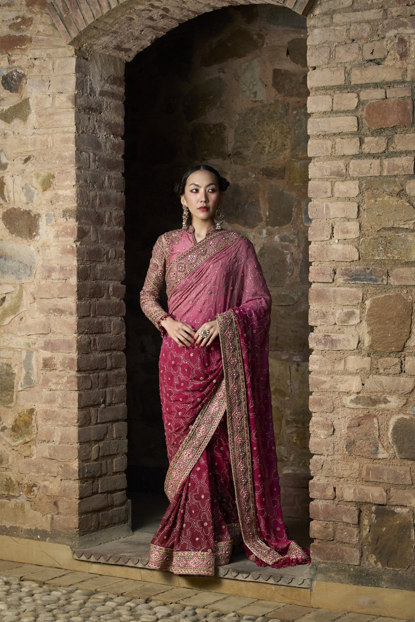 Tonal Sari Set