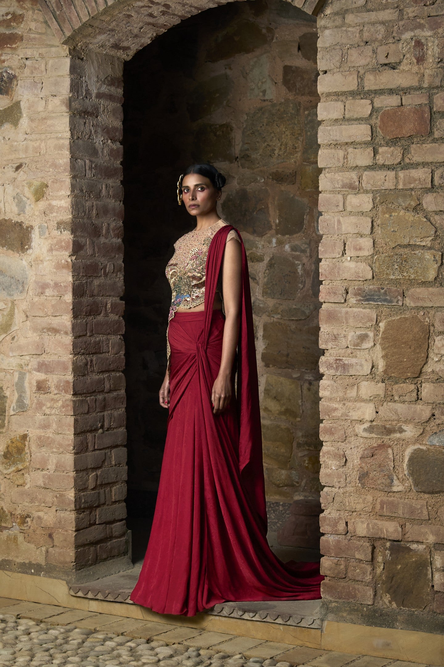 Landscape Drape Sari