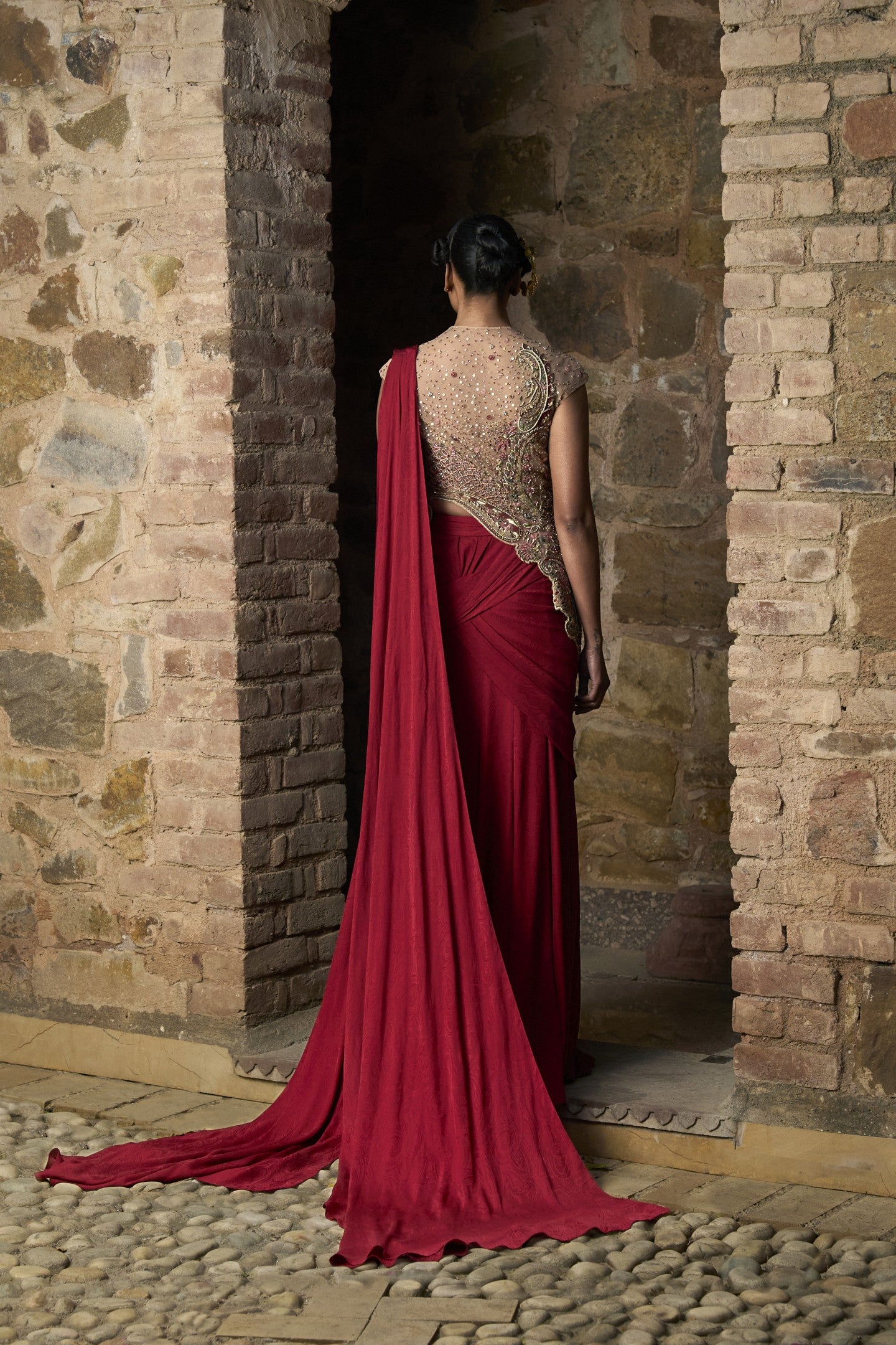 Landscape Drape Sari