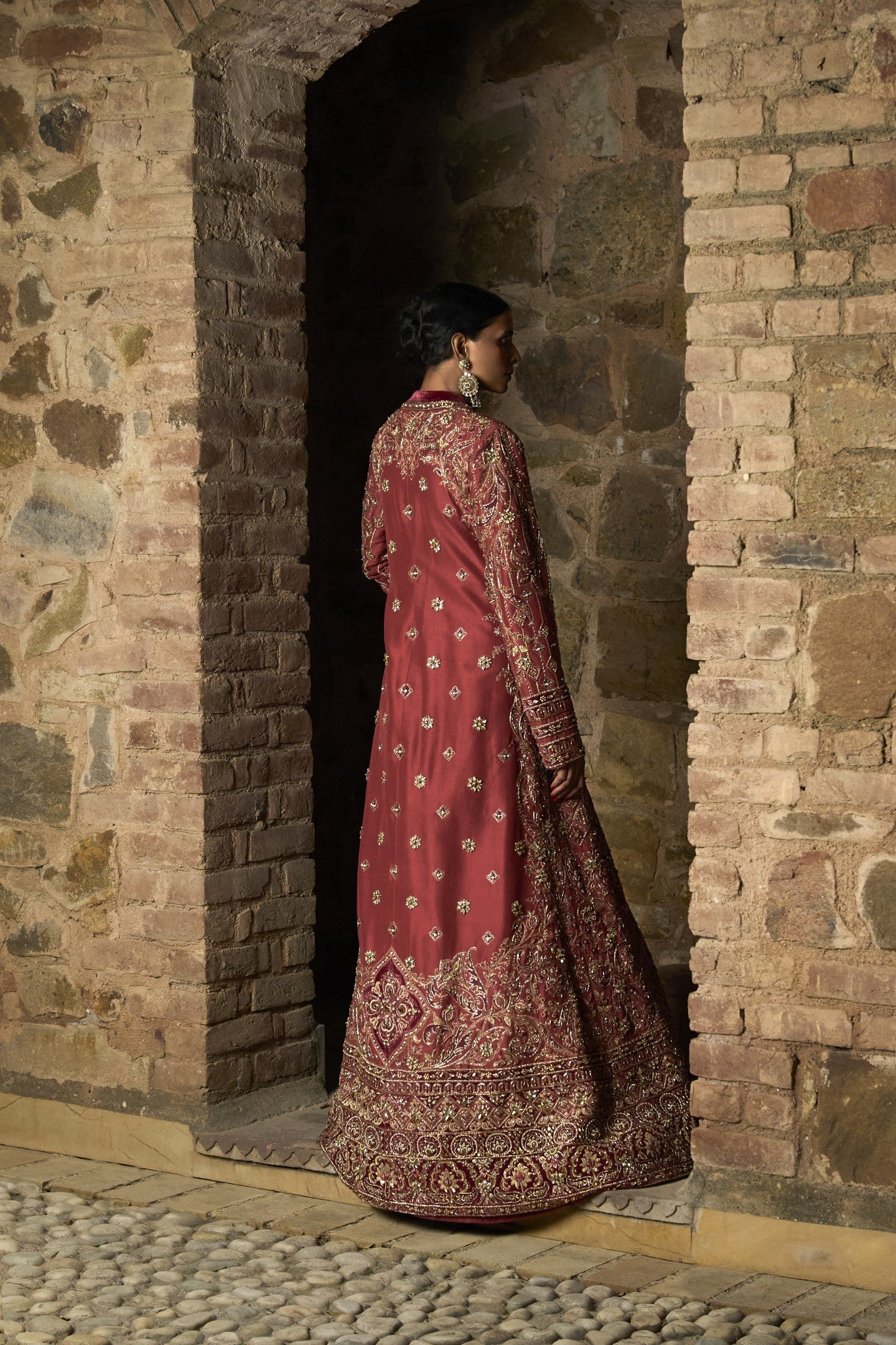 Embroidered Jacket Set