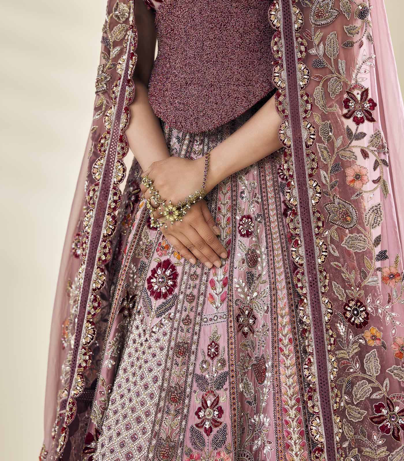 Pranita Subhash spotted in our lilac ombre lehenga set