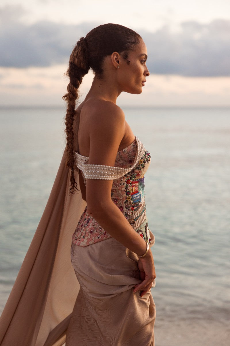 Corset Drape Sari