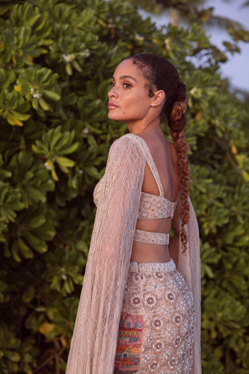 Embroidered Skirt Set
