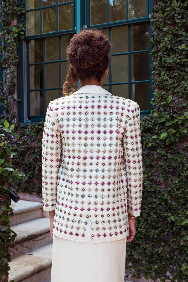 Embellished Jacket Set