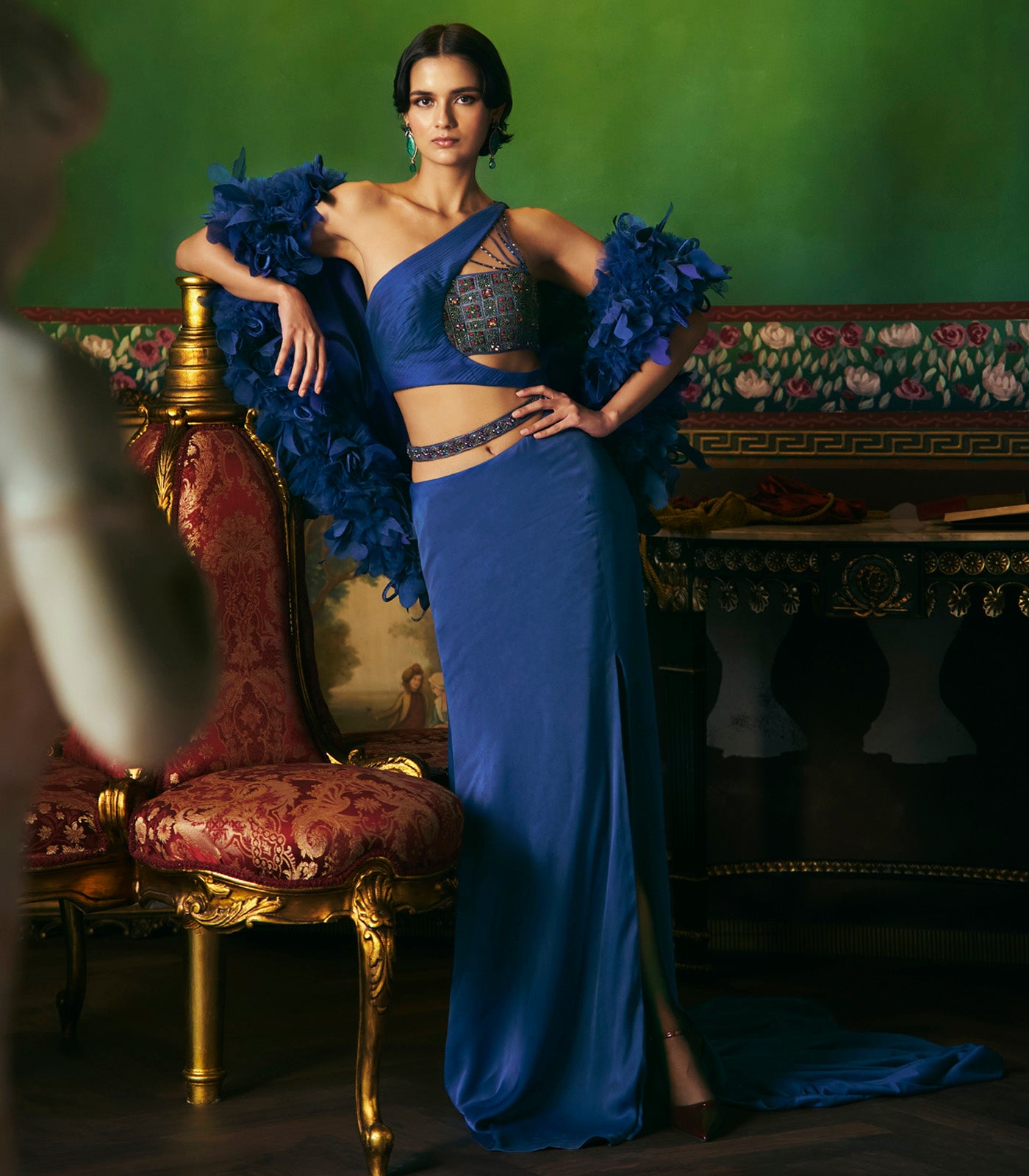 Bold Cut-Out Evening Gown