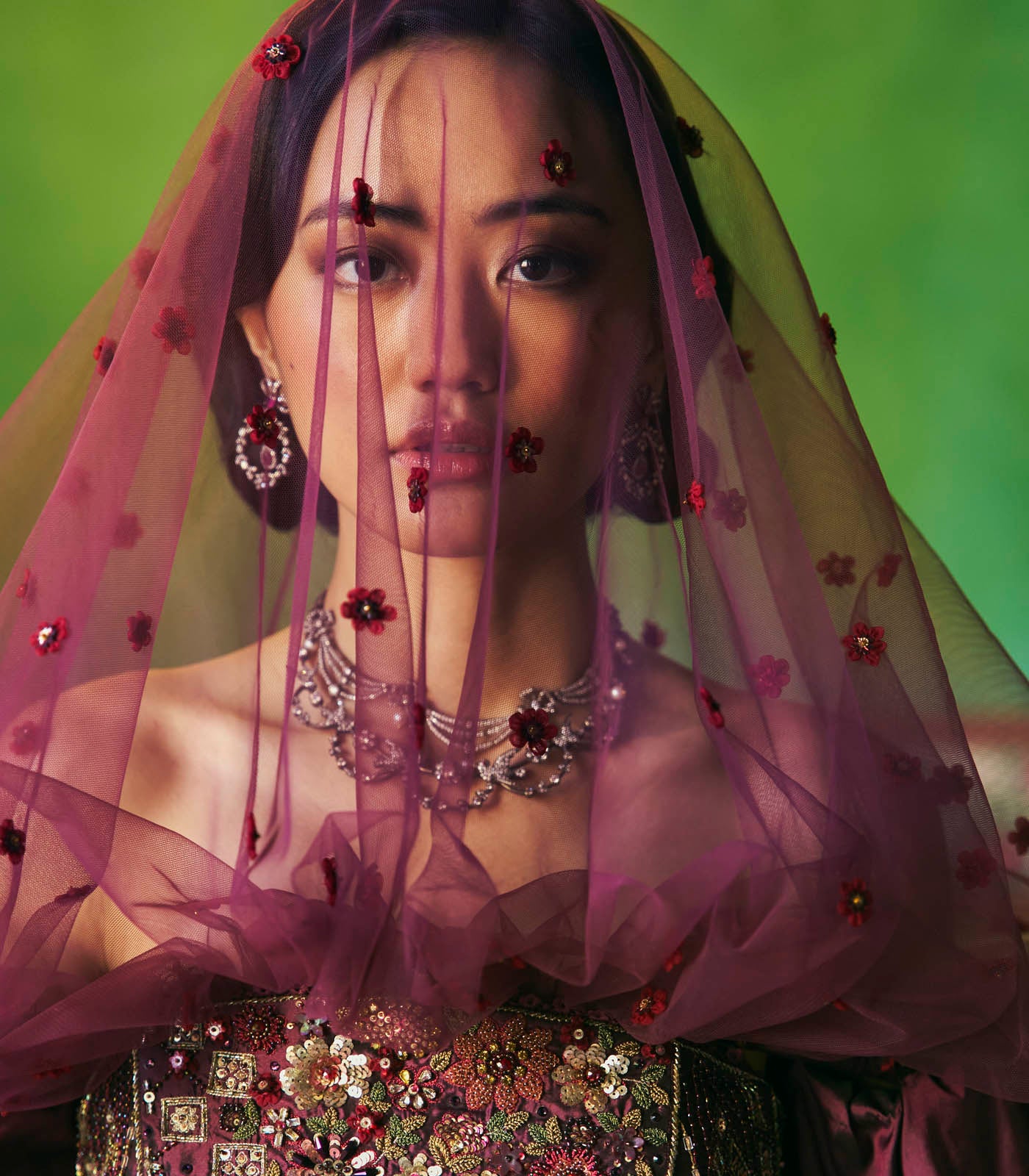 Embellished Corset Gown