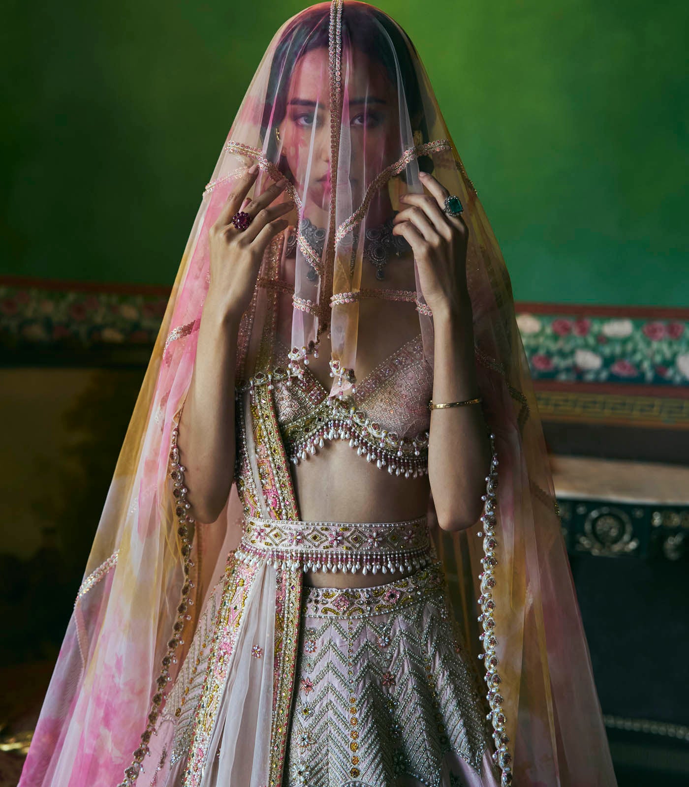 Pastel Multicolour Lehenga Set