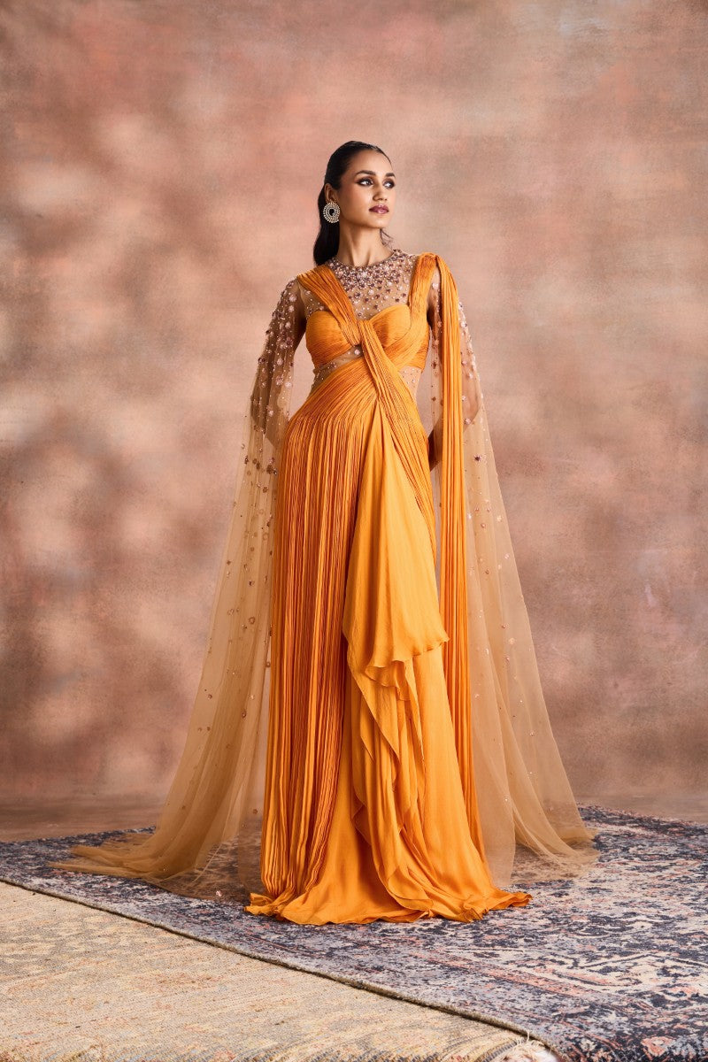 Fluid Drape Gown