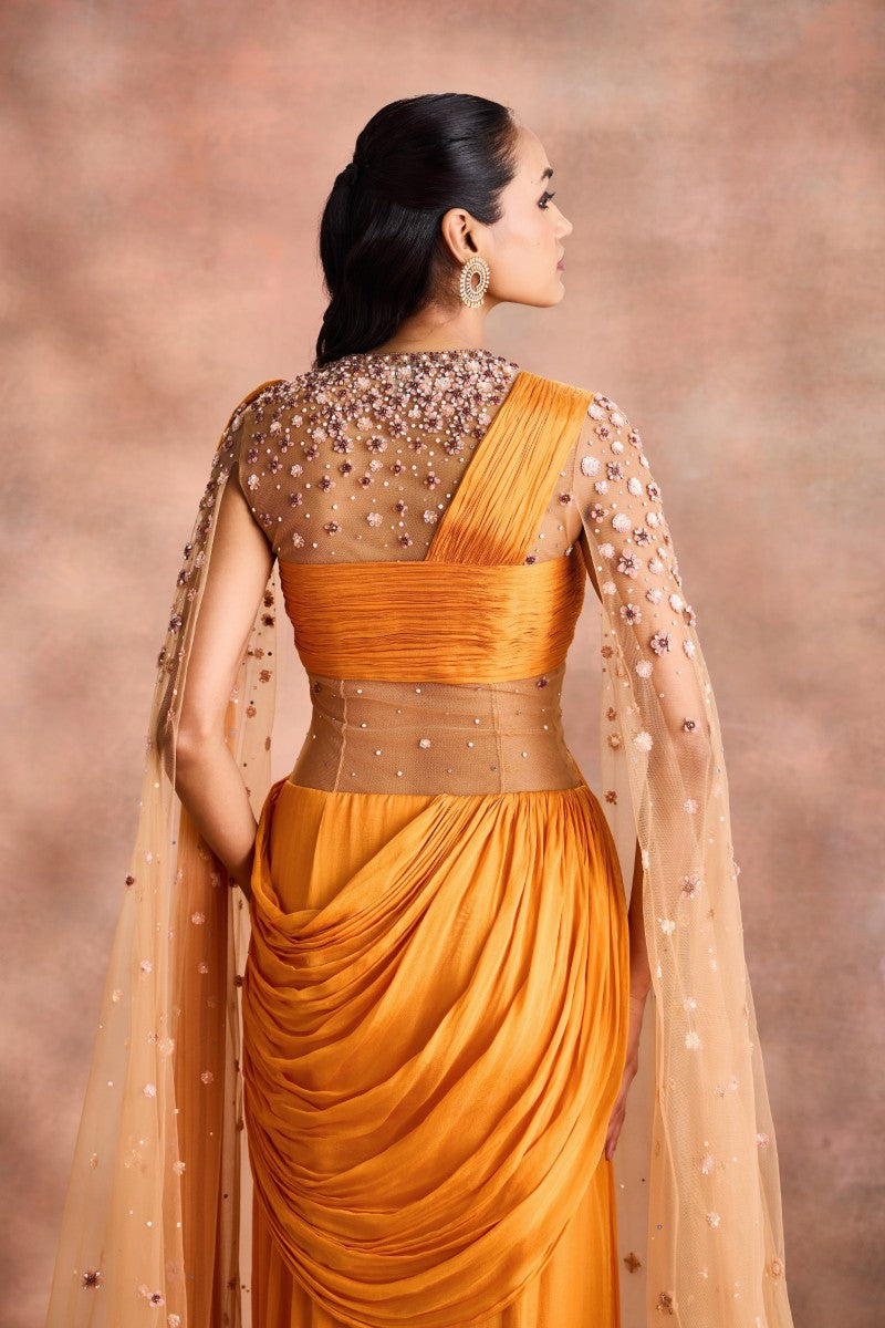 Fluid Drape Gown