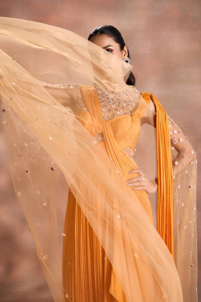 Fluid Drape Gown