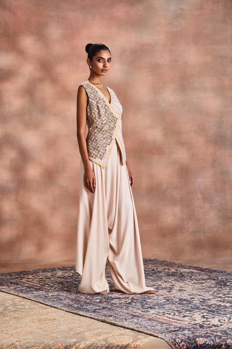 Draped Dhoti Set