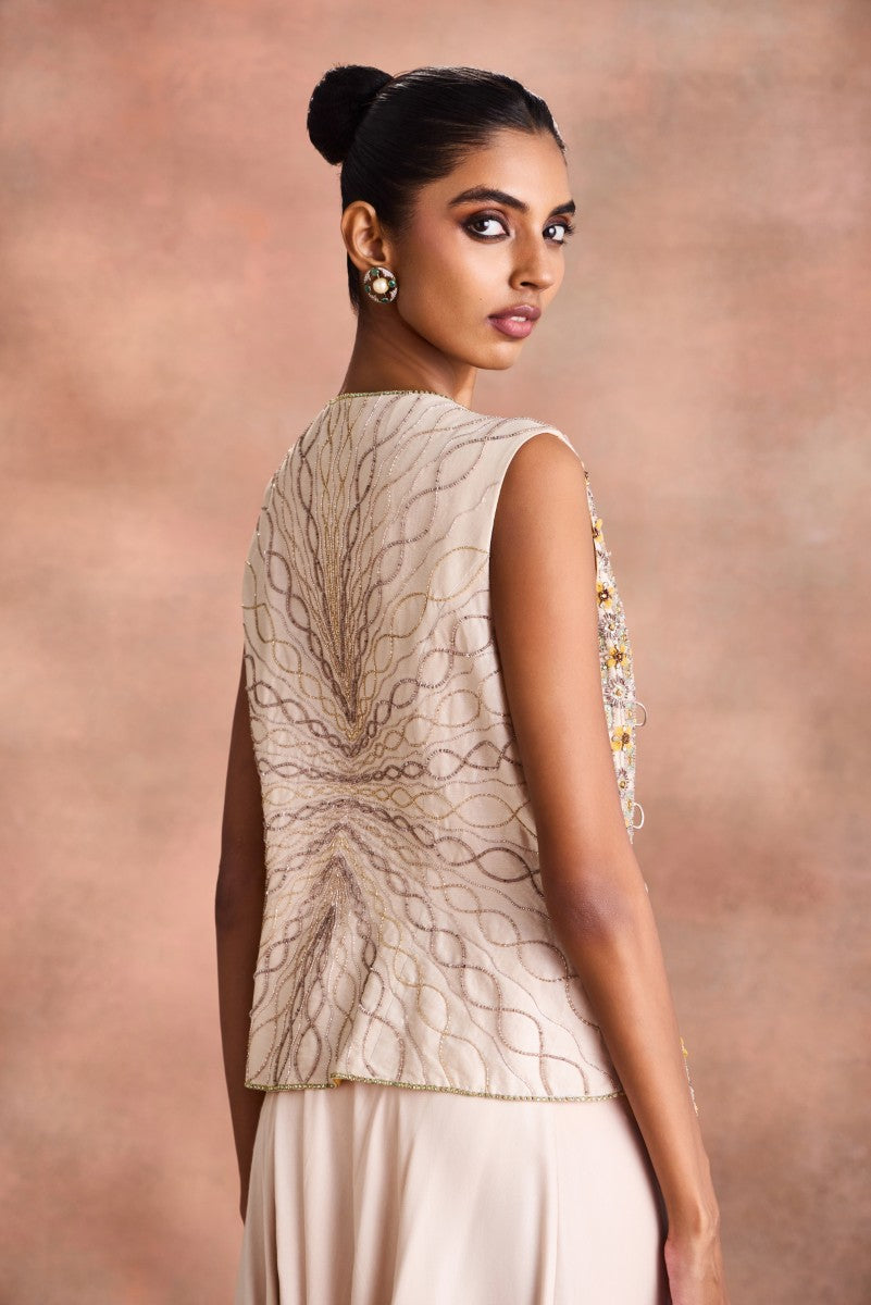 Draped Dhoti Set