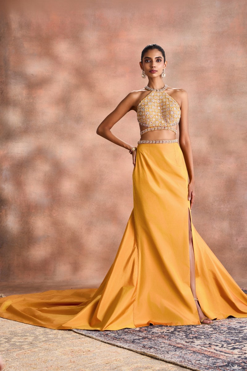Halter Skirt Set