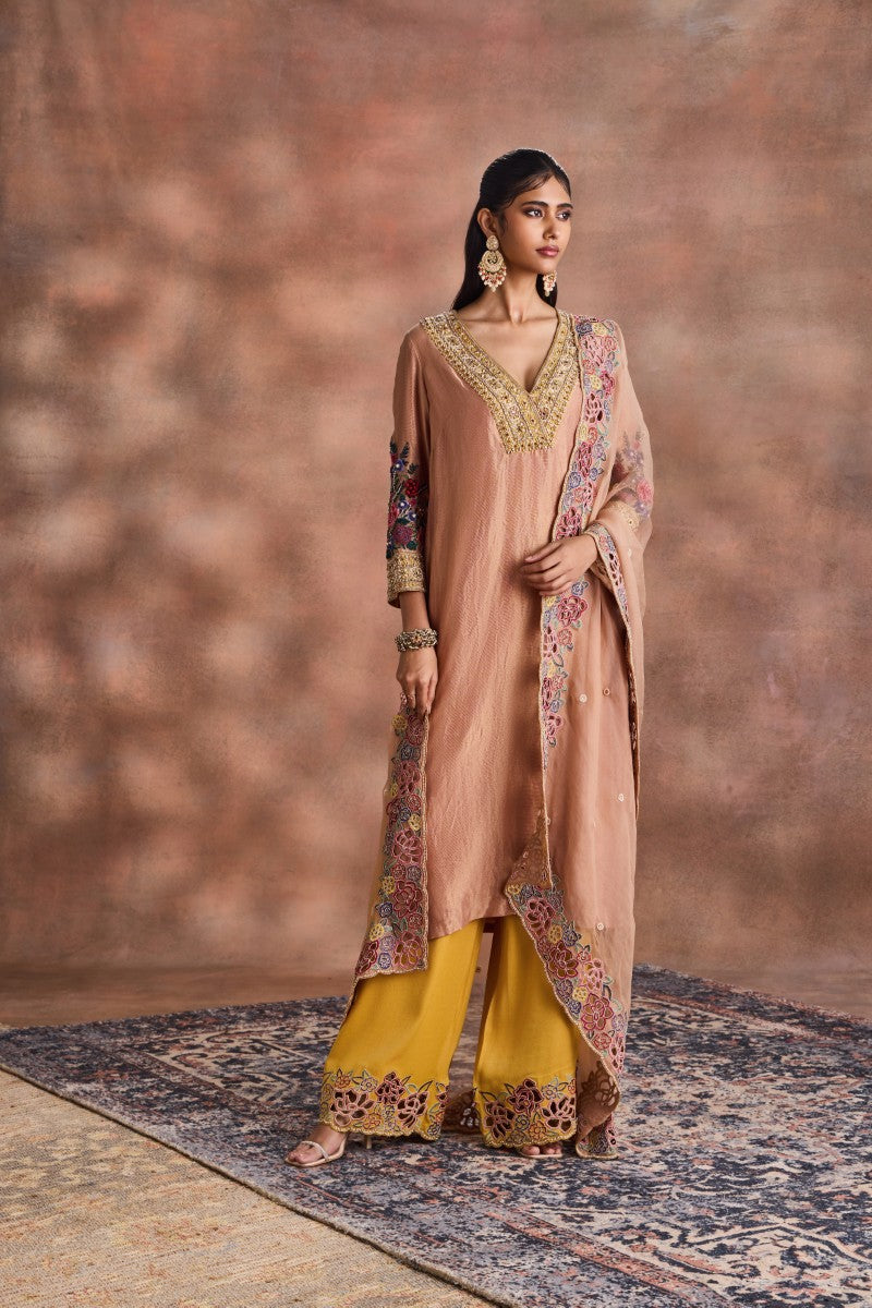 Cutwork Kurta Ensemble