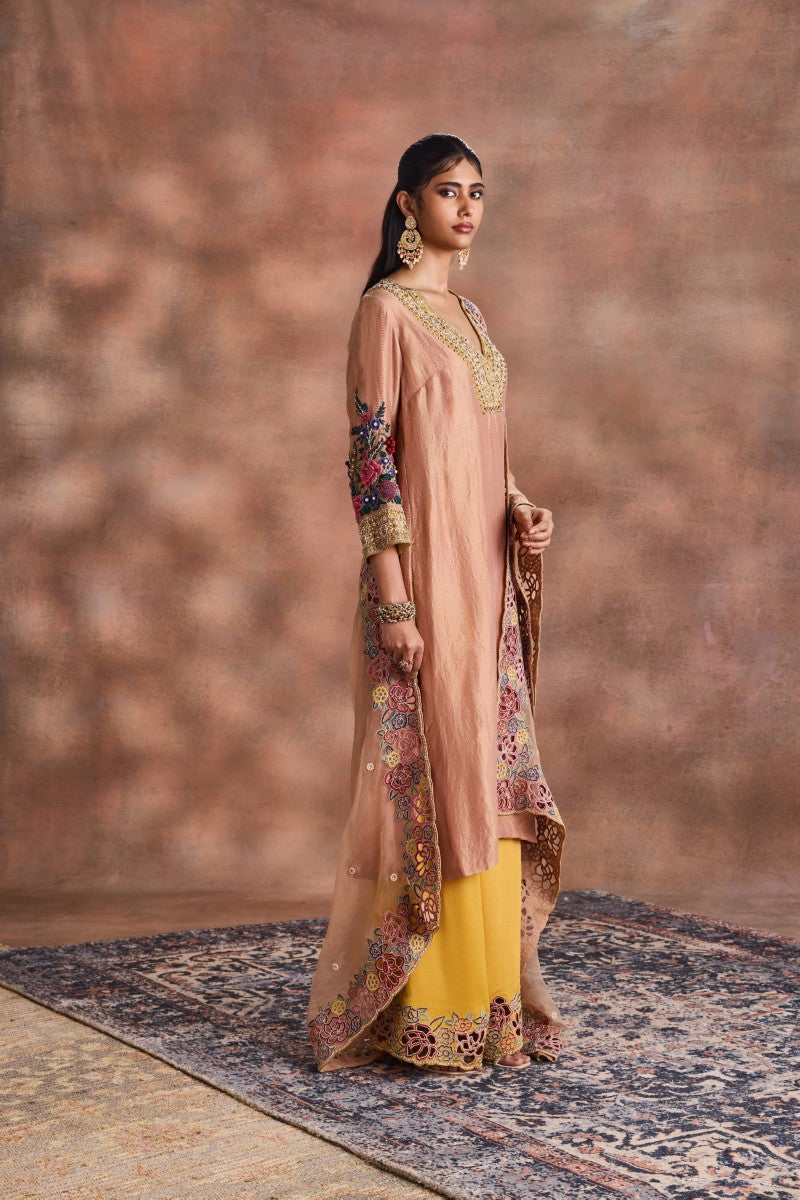 Cutwork Kurta Ensemble