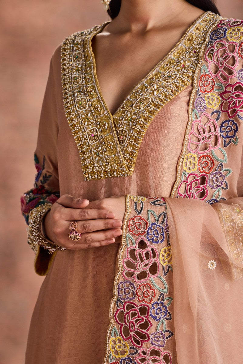 Cutwork Kurta Ensemble