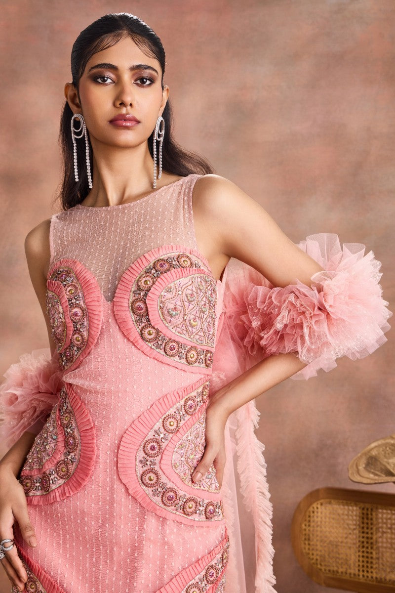 Petal Curve Gown