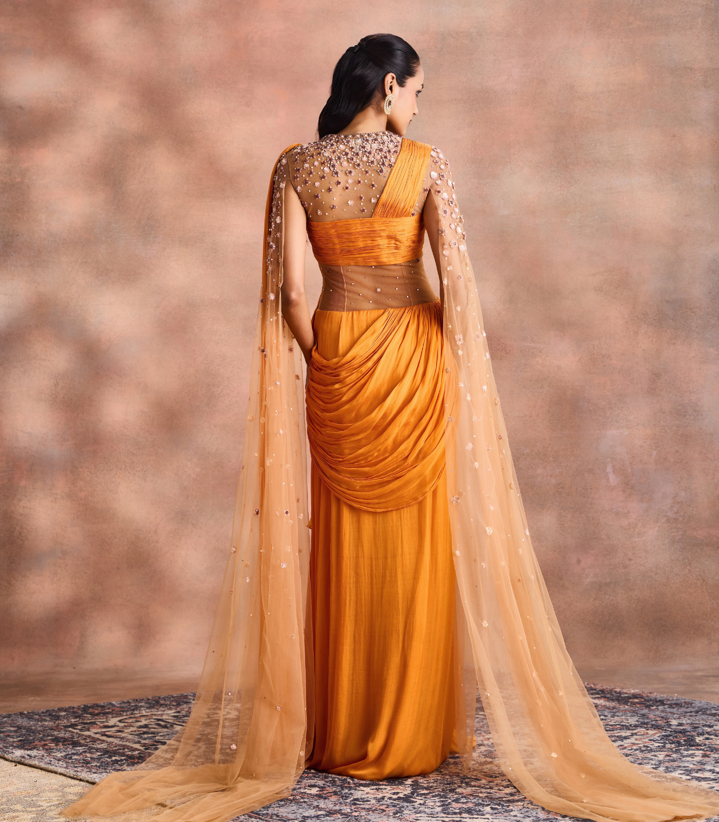 Fluid Drape Gown
