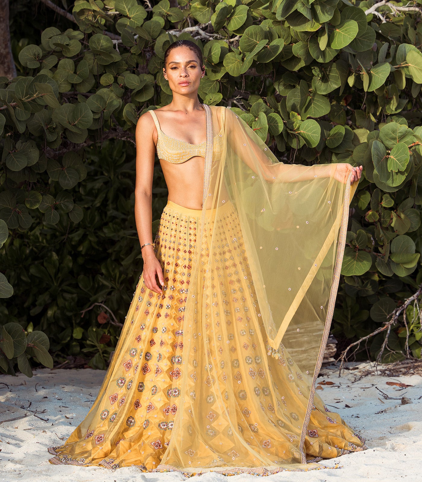 Sunlit Embellished Lehenga