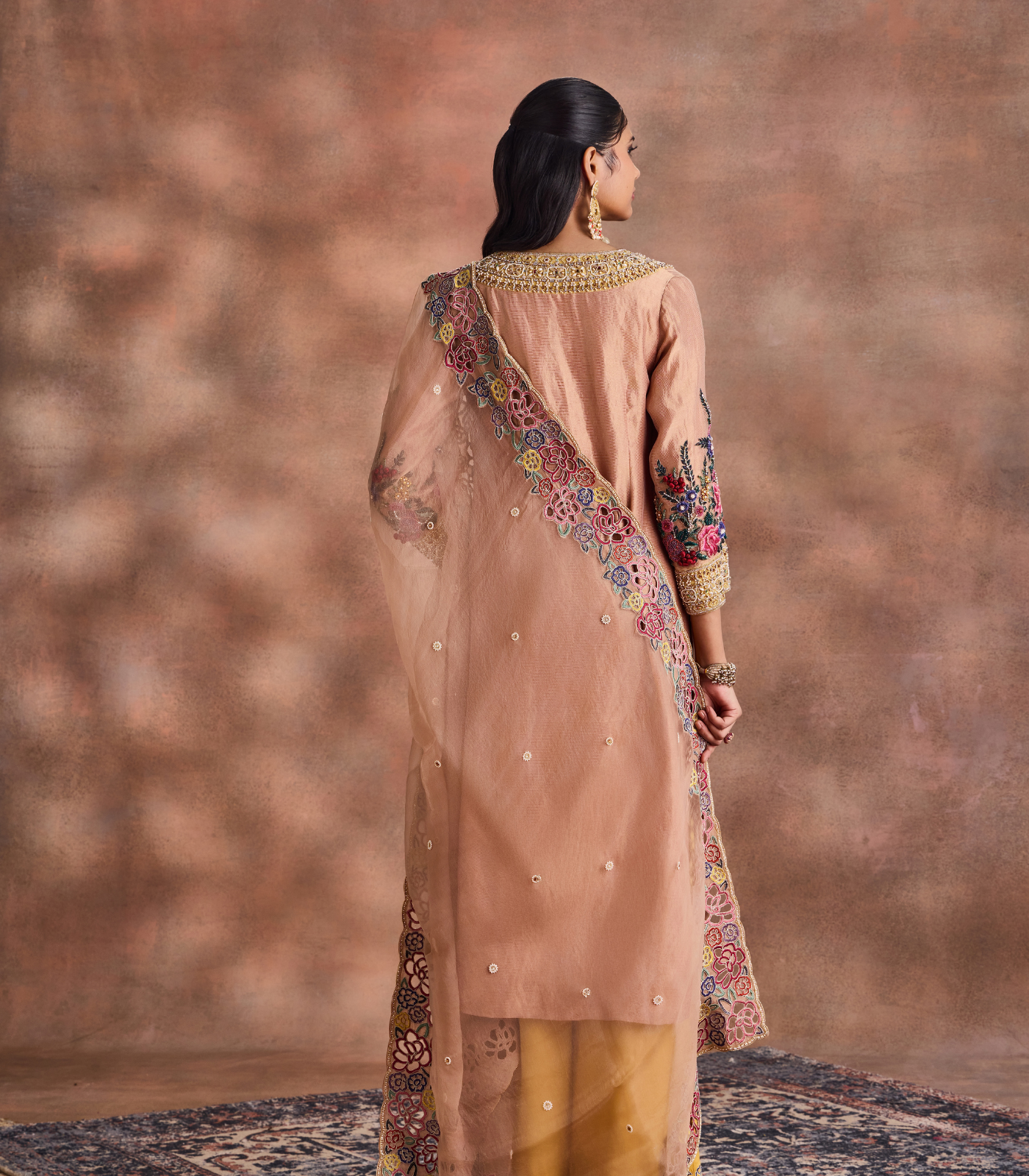 Cutwork Kurta Ensemble