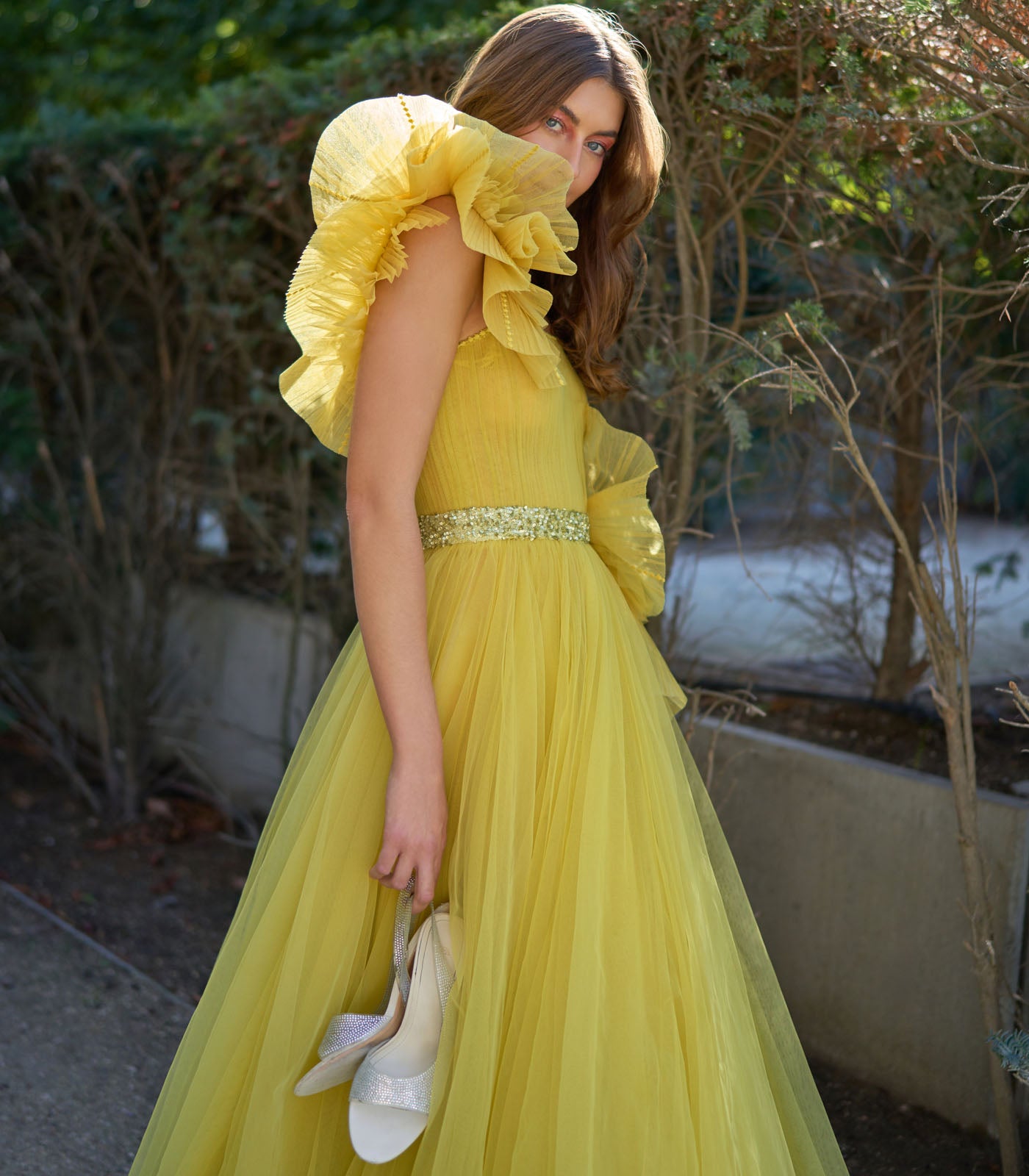 Voluminous Tulle Gown