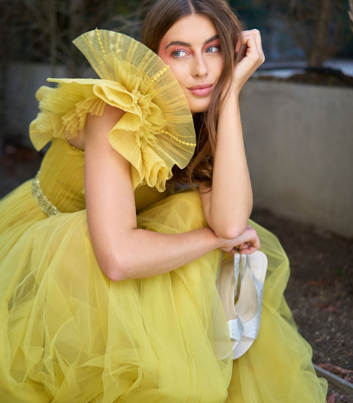 Voluminous Tulle Gown