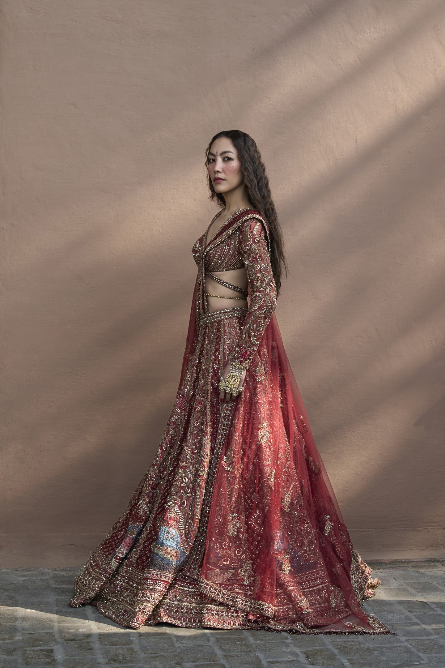 Heirloom Tessellation Lehenga