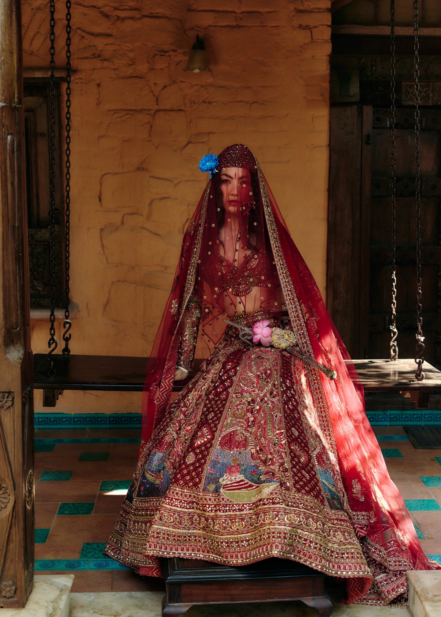 Heirloom Tessellation Lehenga