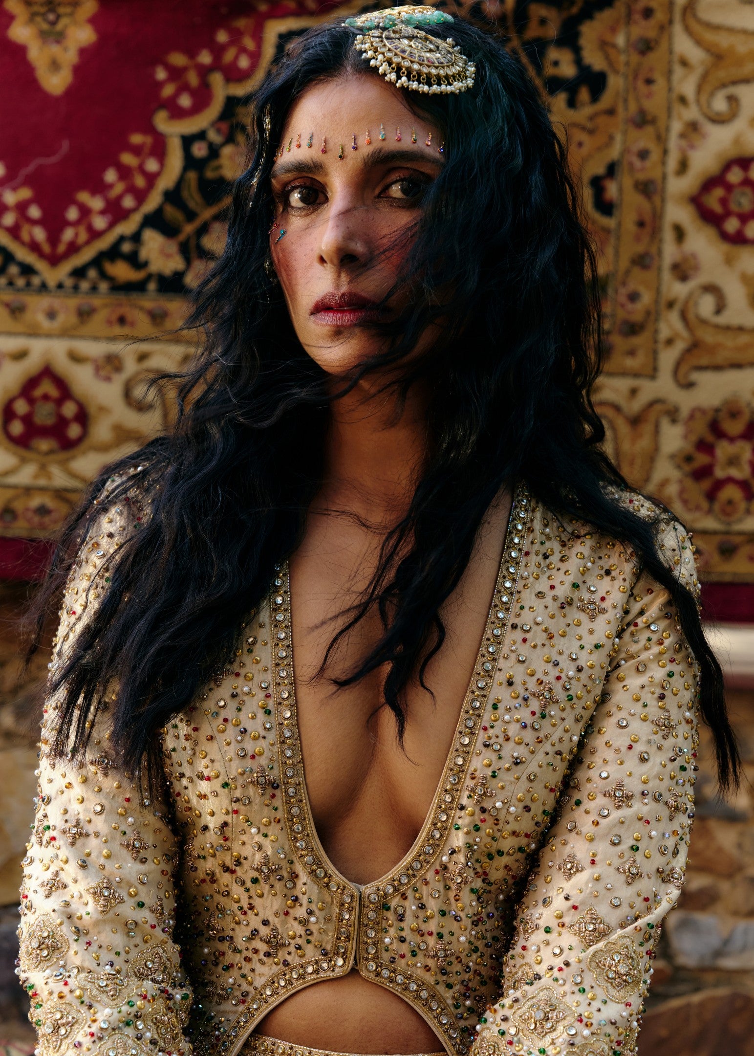 Cutwork Jacket Set