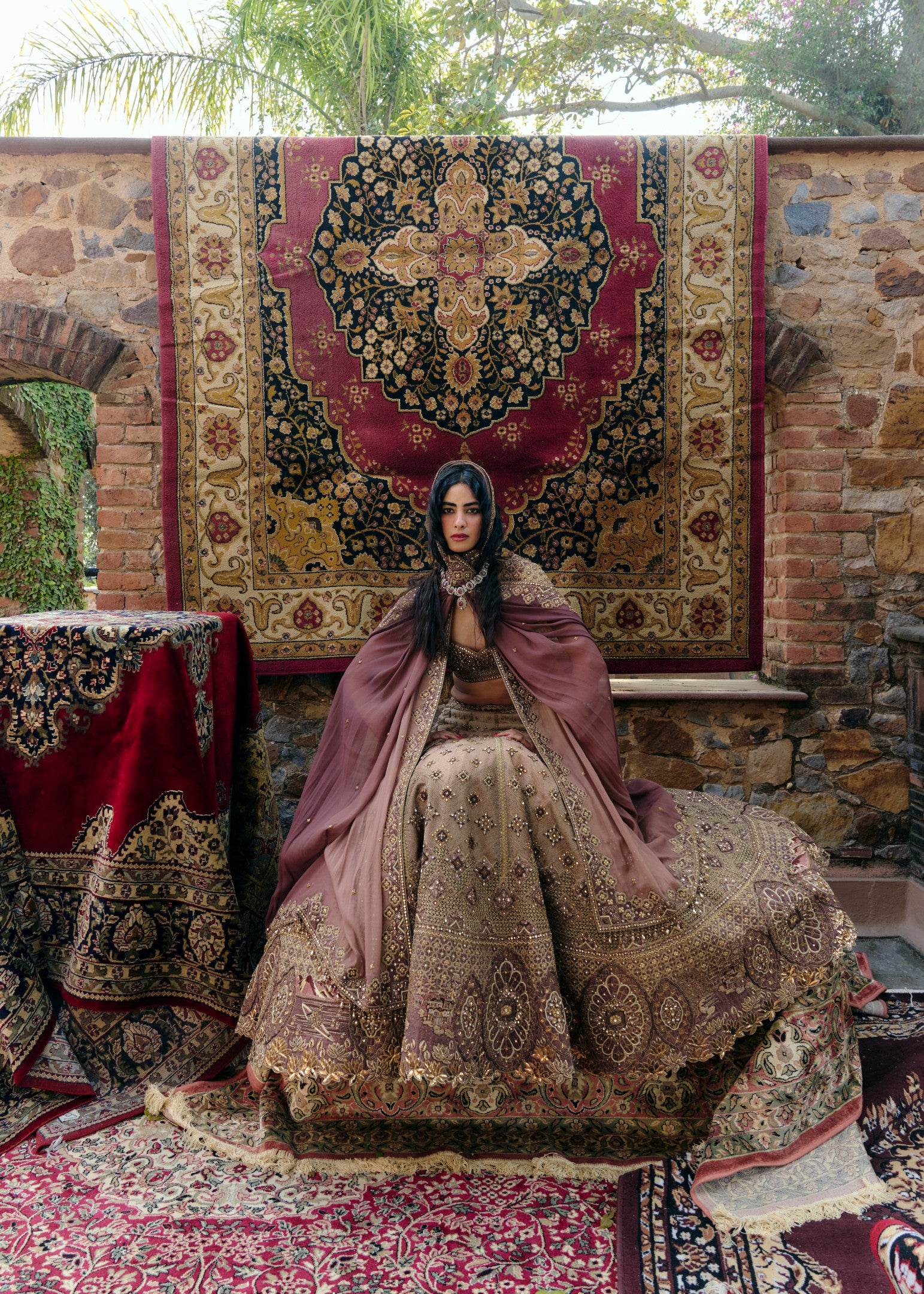 Monotone Lehenga Set