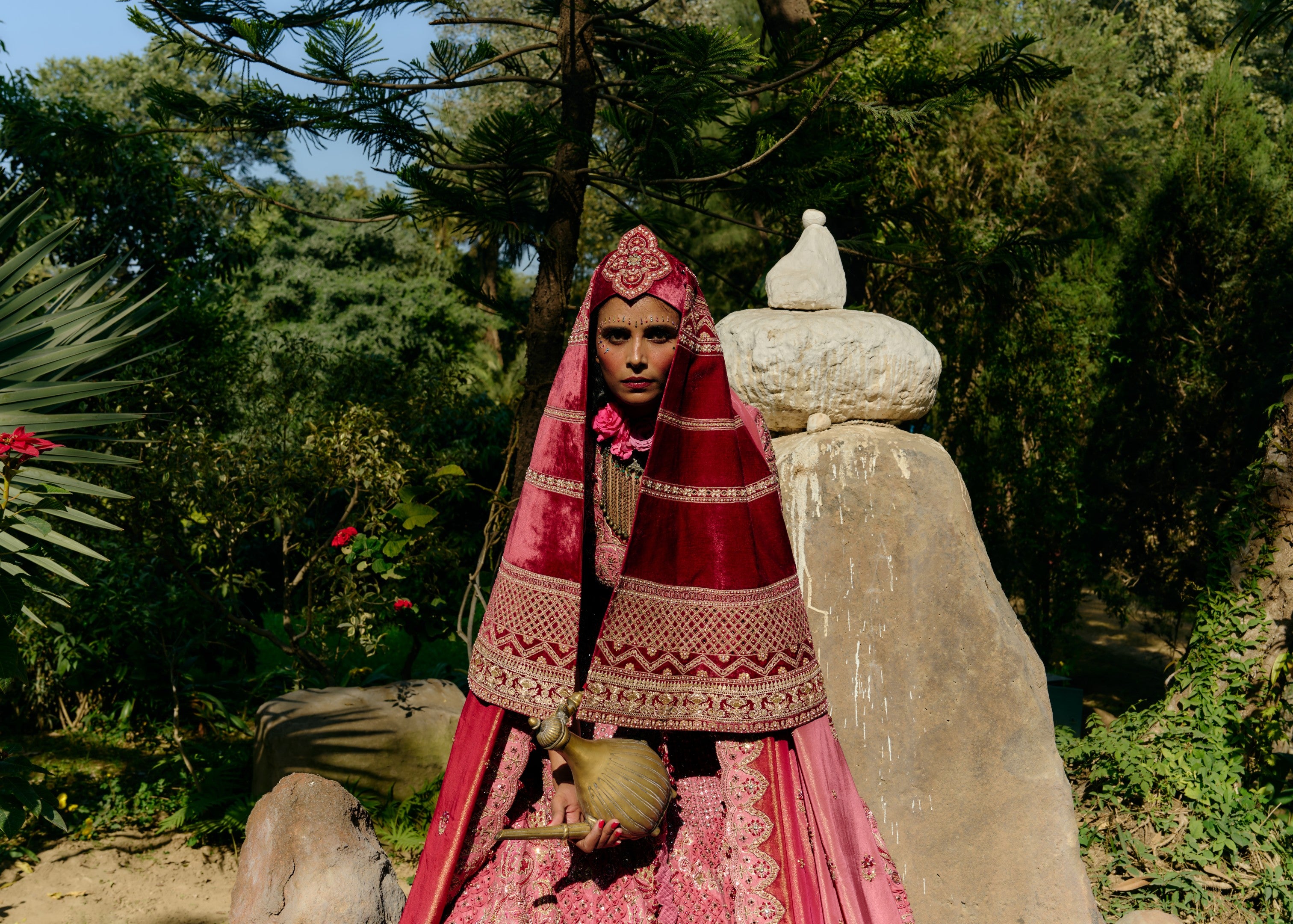 Rose Rpyal Lehenga