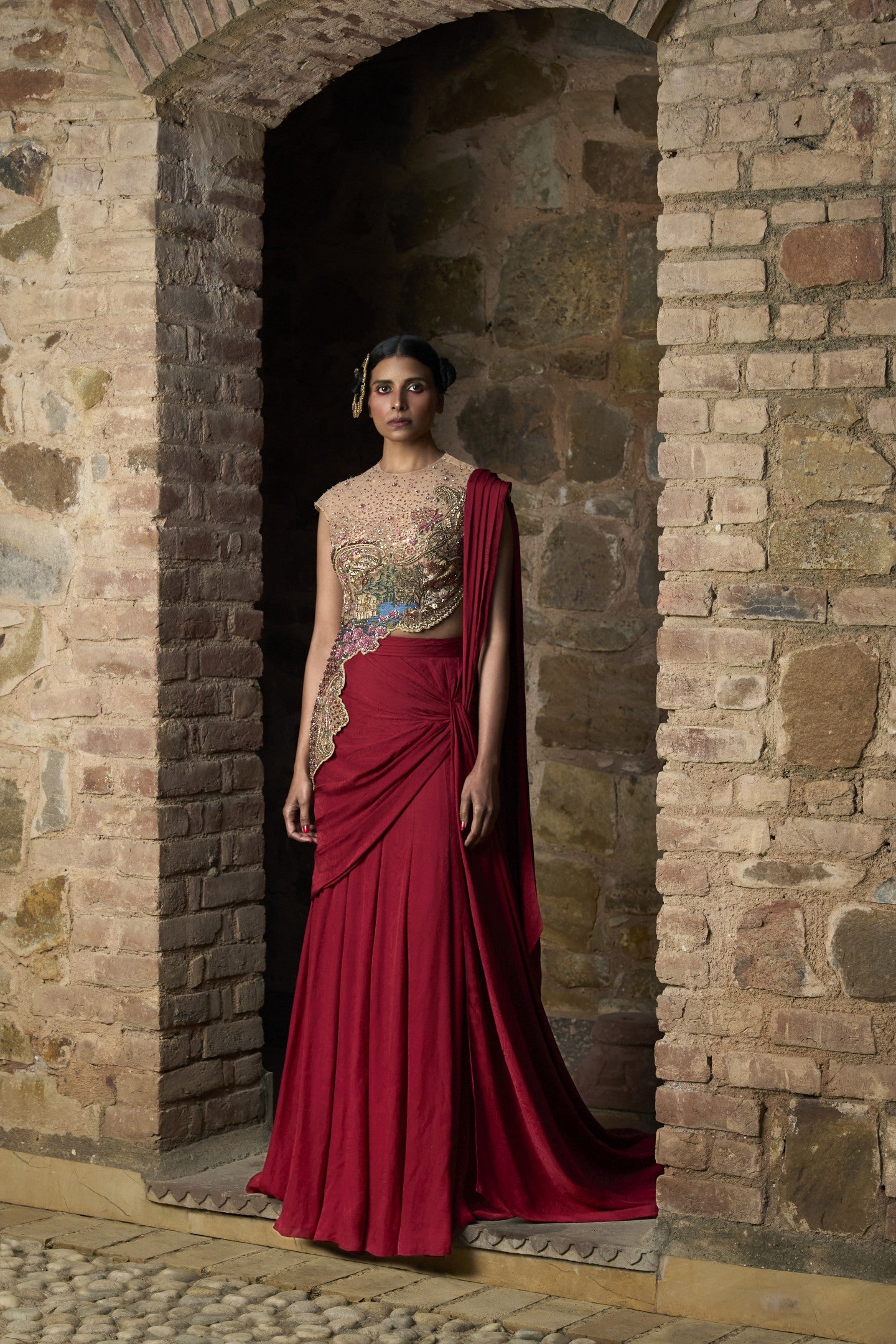 Landscape Drape Sari