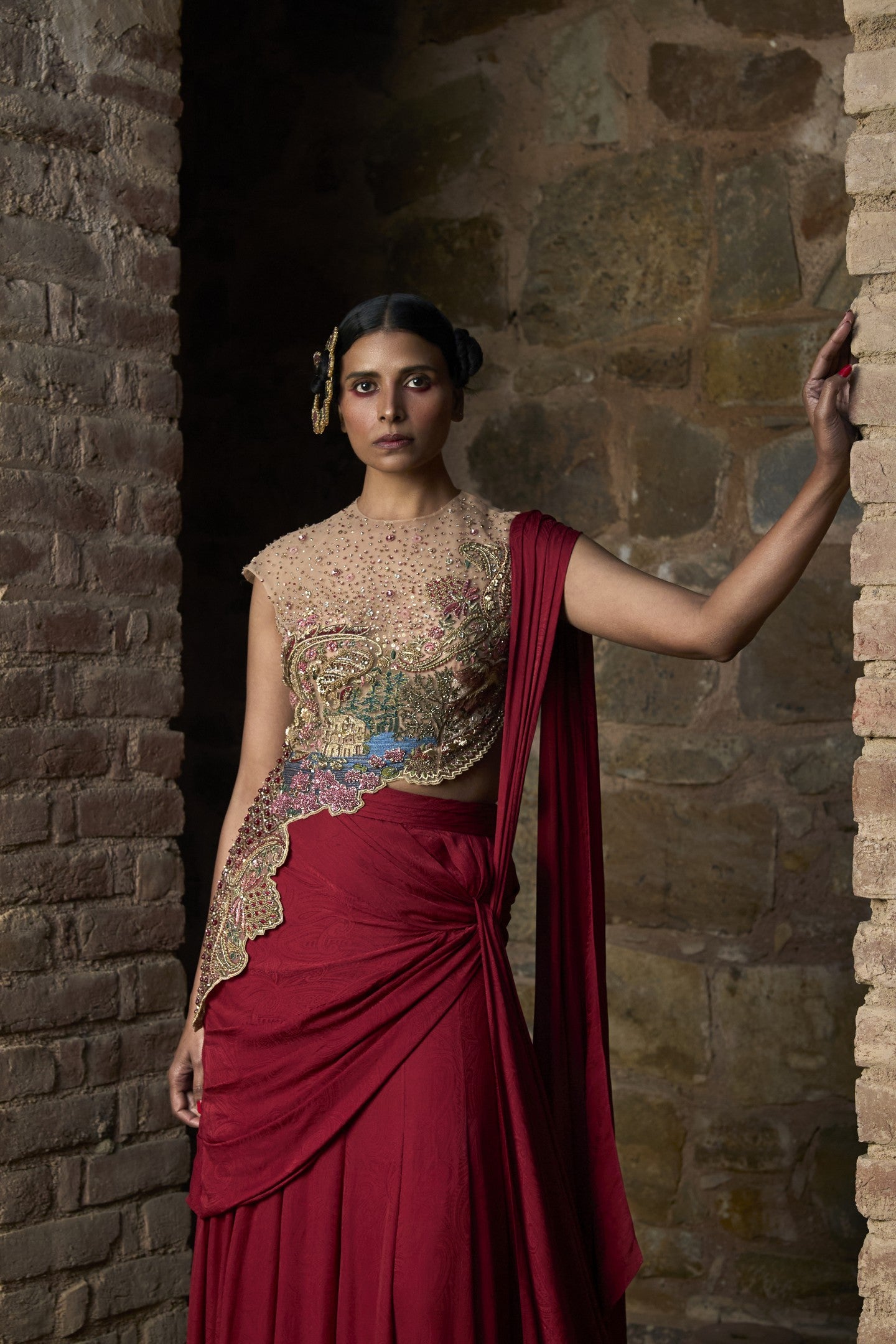 Landscape Drape Sari