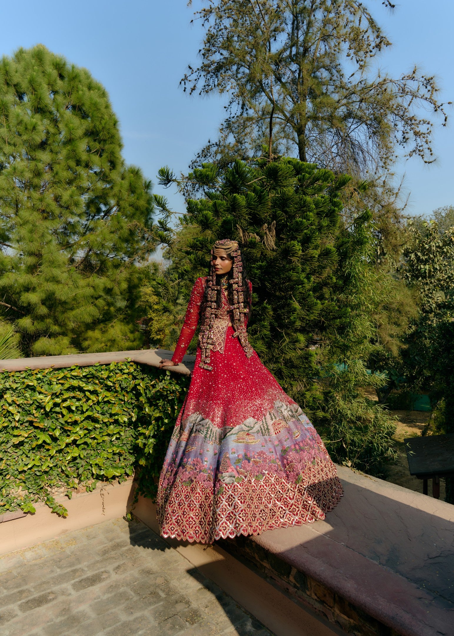 Landscape Bridal Lehenga