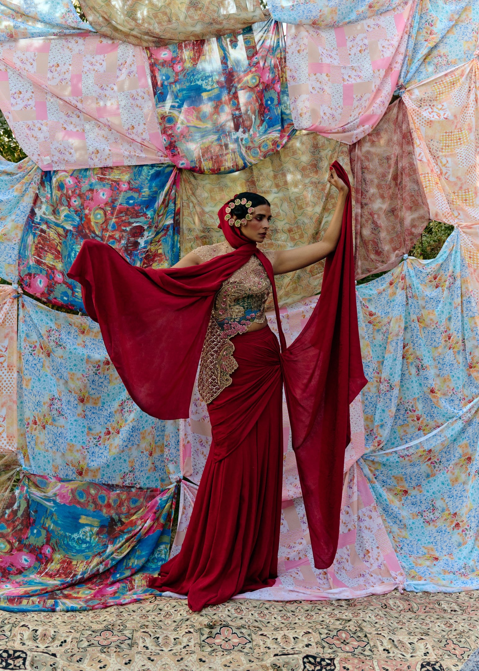 Landscape Drape Sari