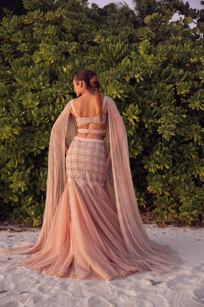 Embroidered Skirt Set