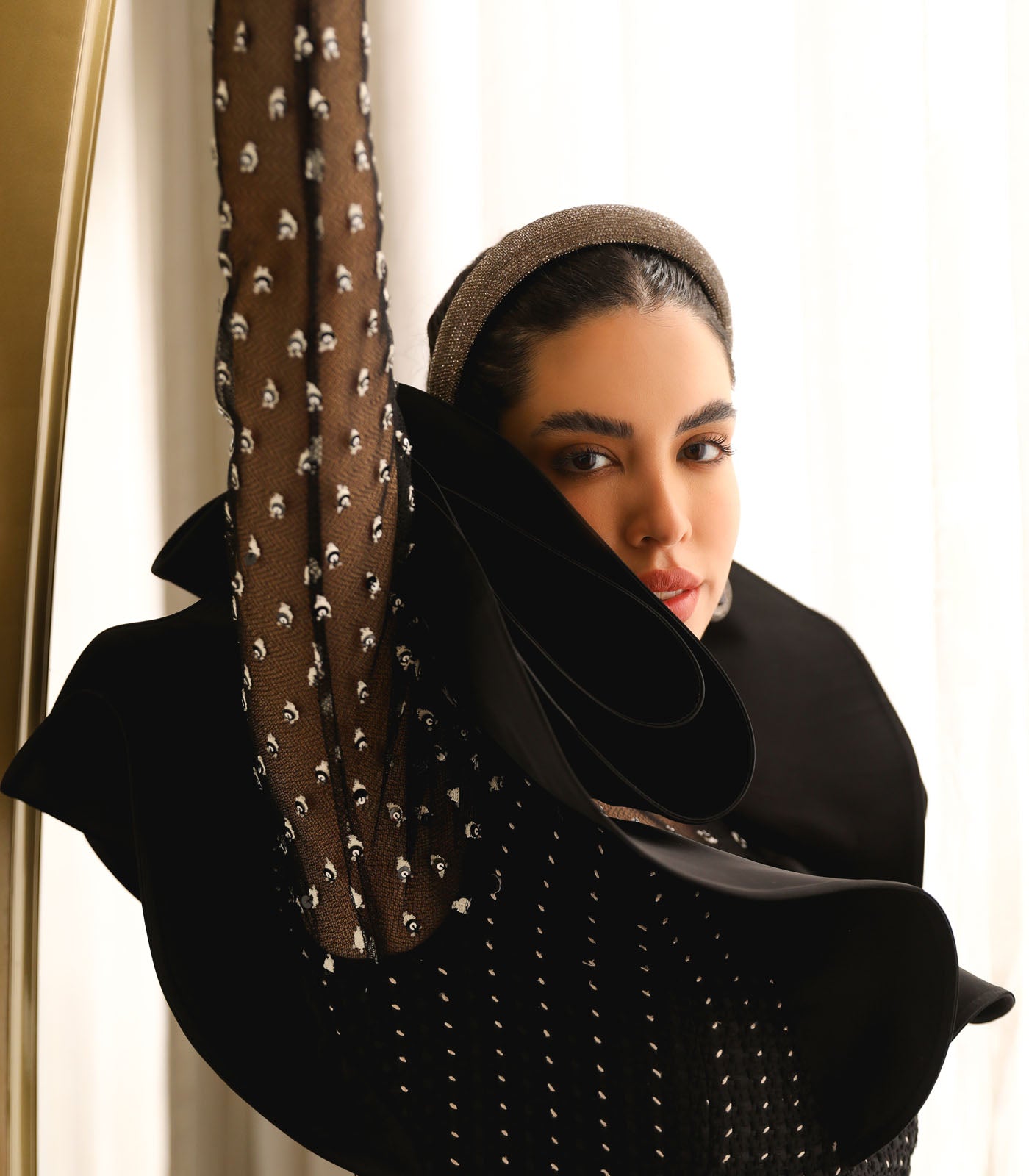 A-Line Draped Sheath Gown