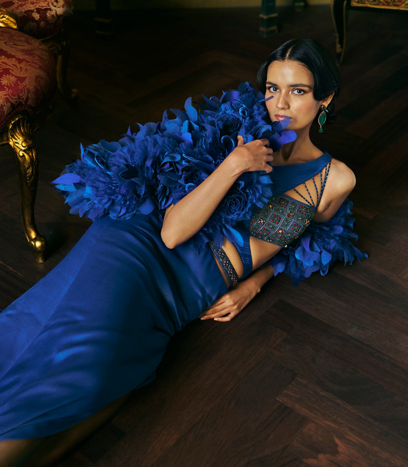 Bold Cut-Out Evening Gown